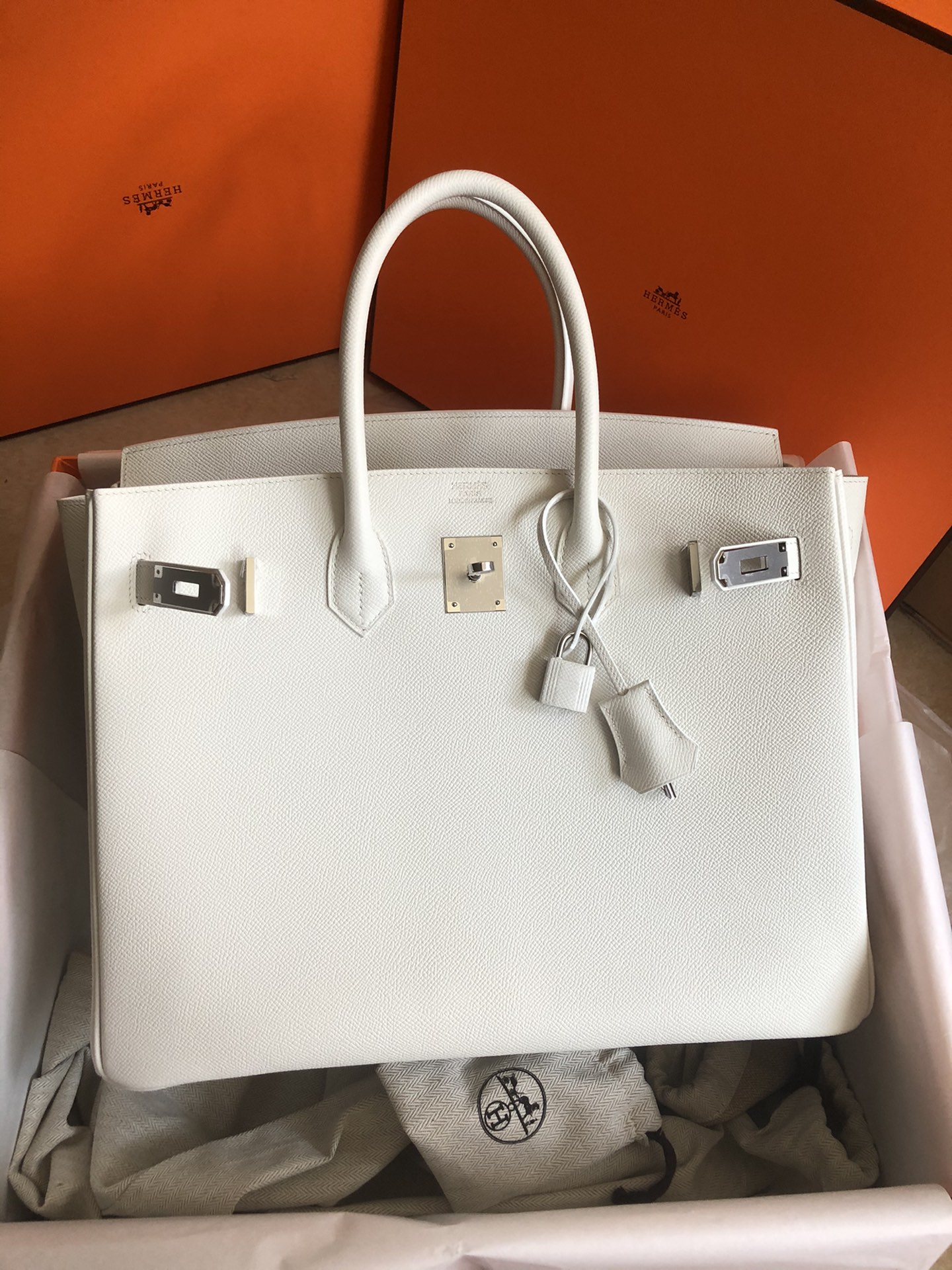 에르메스 버킨백35 화이트